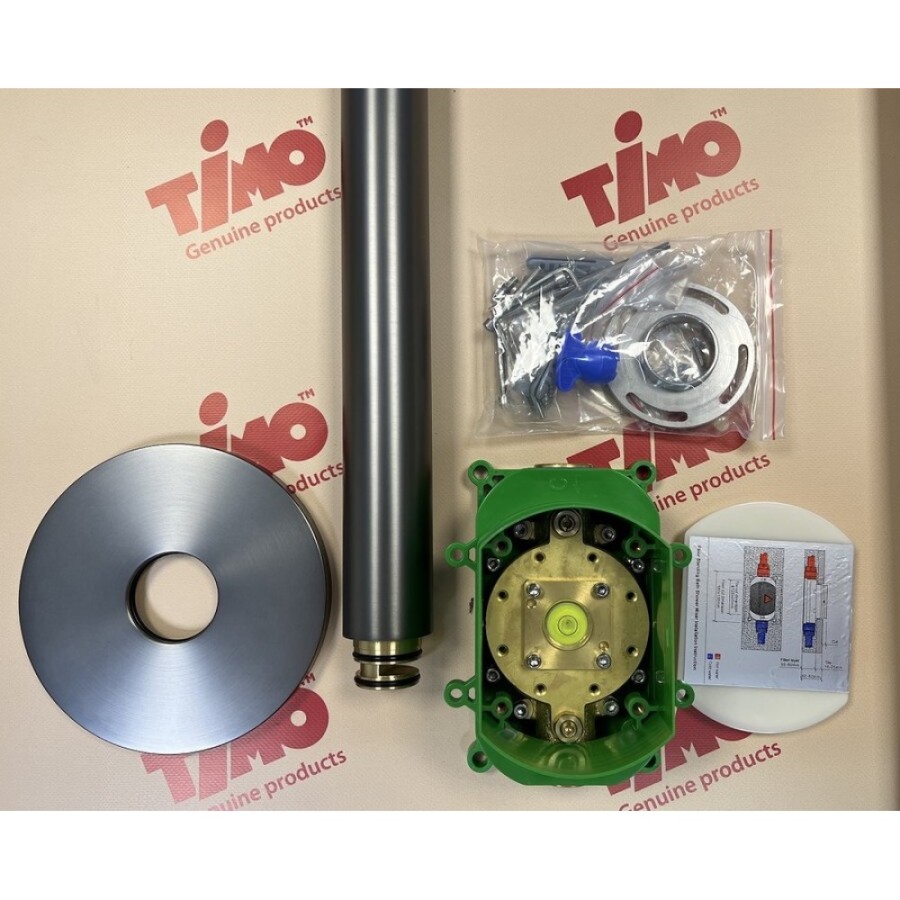 Смеситель напольный Timo Saona 2310/18Y-CR для ванны и душа, черное золото
