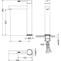 Смеситель для раковины Timo Saona 2311/13F, цвет матовый никель