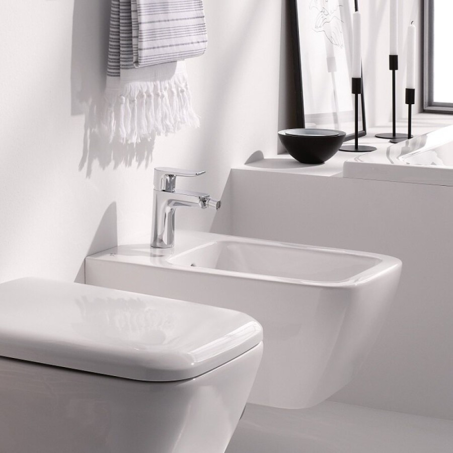 Биде Geberit iCon 231910000 Square подвесное, цвет белый