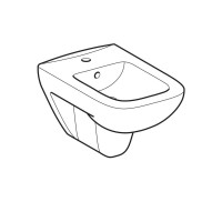 Биде Geberit Renova Plan 232150000 подвесное, цвет белый