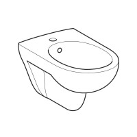 Биде Geberit Renova 233040000 подвесное, цвет белый