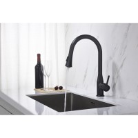 Смеситель для кухни Timo Saona 2336/03FL с выдвижным изливом, черный