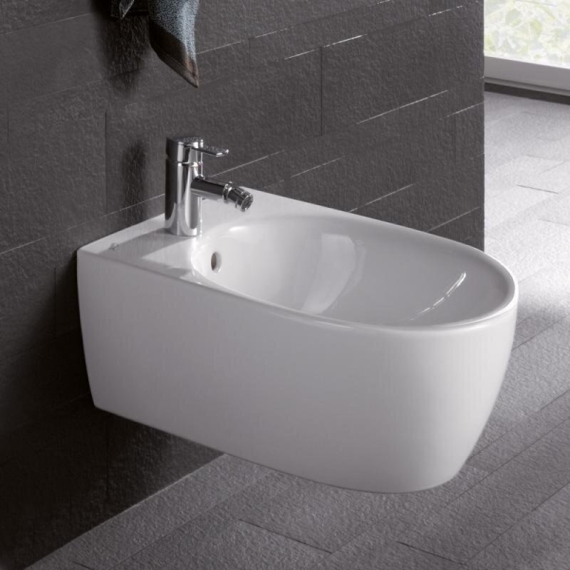 Биде Geberit iCon 234000000 подвесное, цвет белый