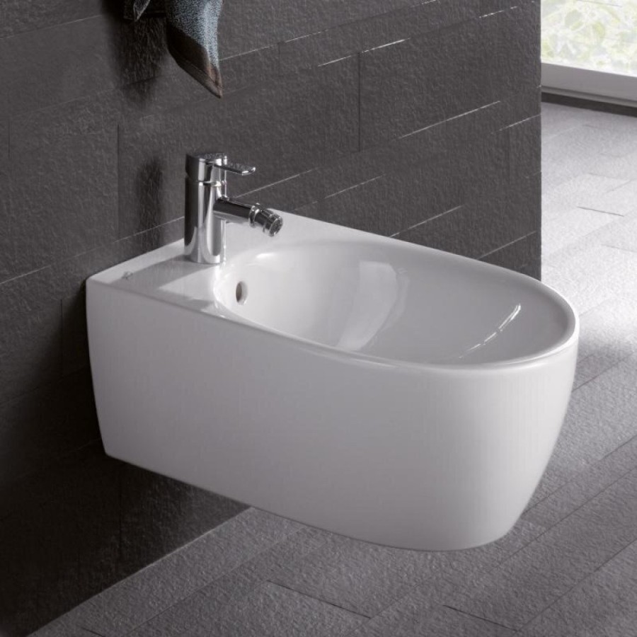 Биде Geberit iCon 234000000 подвесное, цвет белый