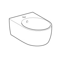 Биде Geberit iCon 234000000 подвесное, цвет белый