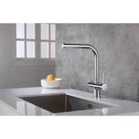 Смеситель Timo Saona 2356/00FL для кухонной мойки с выдвижным изливом, под фильтр, хром