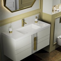 Смеситель для раковины Timo Saona 2361/20F, золото шлифованное