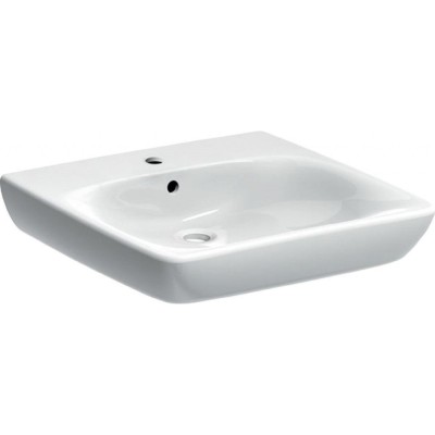 Раковина Geberit Renova Comfort 258555000, 55 см, фарфор, белая