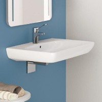 Раковина Geberit Renova Comfort 258555000, 55 см, фарфор, белая