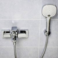 Смеситель WasserKRAFT Salm 2701, для ванны и душа, с душевым гарнитуром, хром