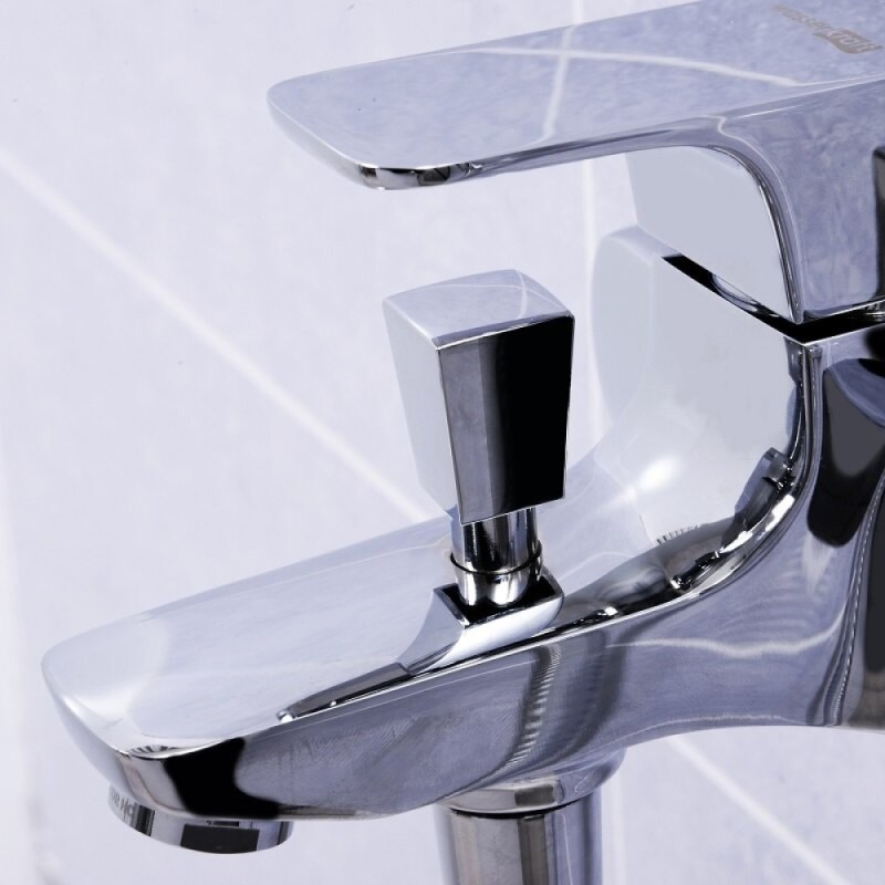 Смеситель WasserKRAFT Salm 2701, для ванны и душа, с душевым гарнитуром, хром