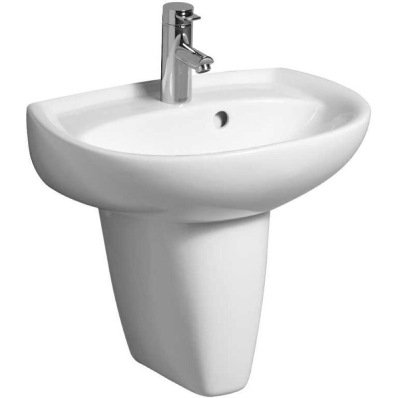 Раковина Geberit Renova 273050000, 50 см, фарфор, белая
