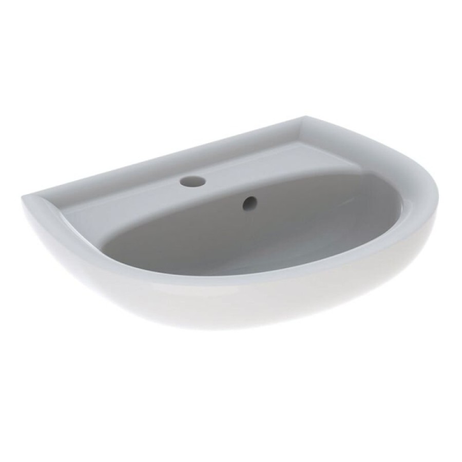 Раковина Geberit Renova 273050000, 50 см, фарфор, белая