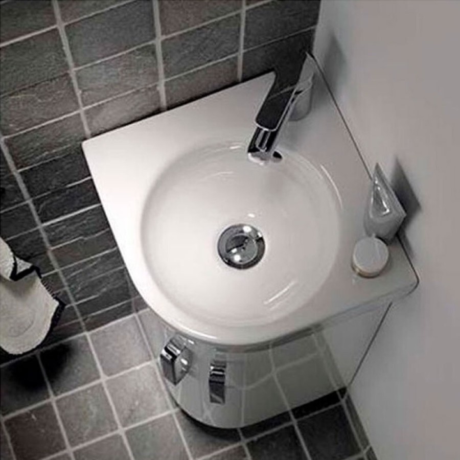 Раковина Geberit Renova Compact 276132000, 45 см, керамика, белая