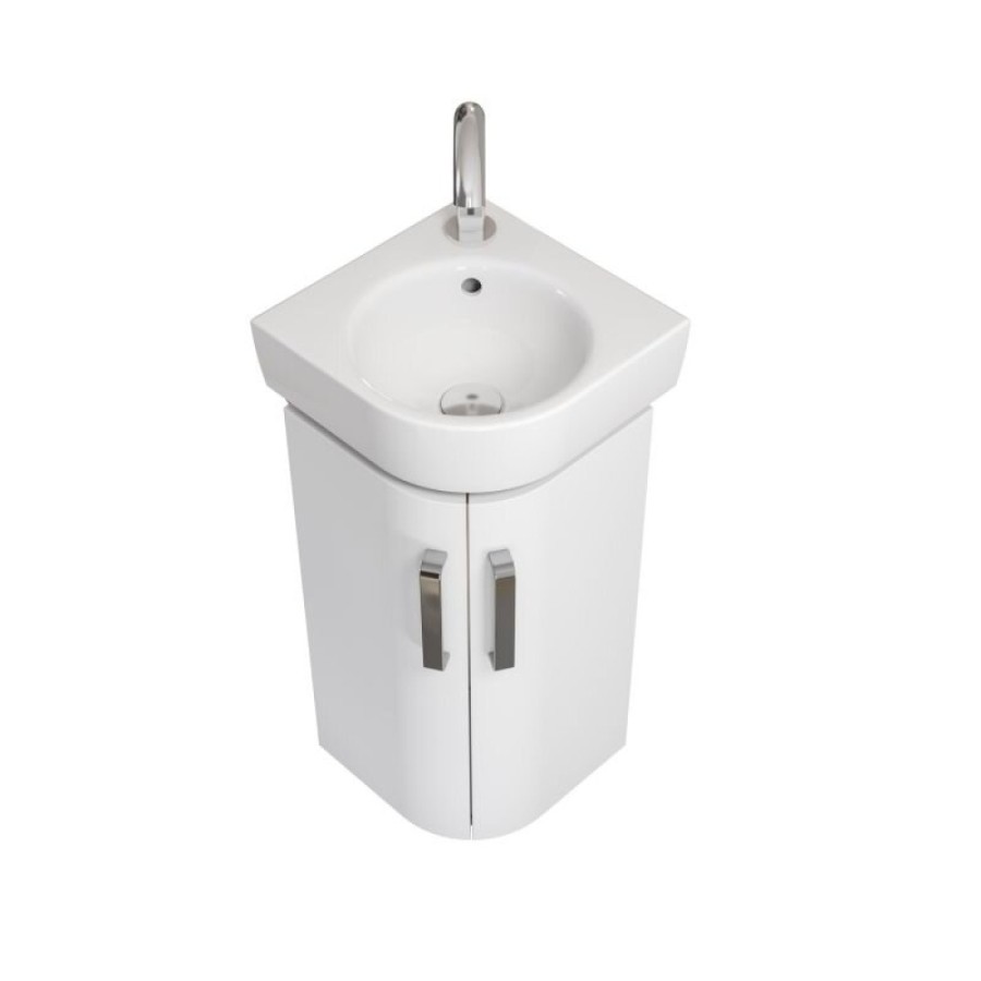 Раковина Geberit Renova Compact 276132000, 45 см, керамика, белая