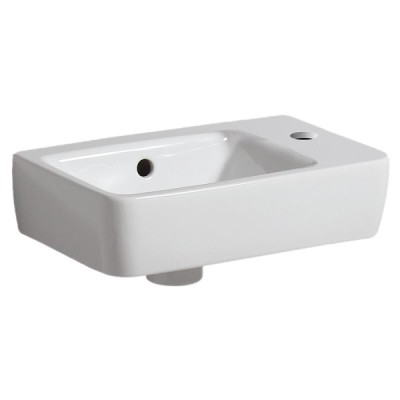 Раковина Geberit Renova Nr. 1 276140000, 40 см, керамика, чаша слева, белая