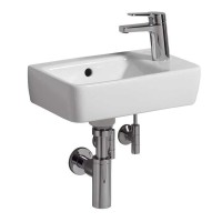 Раковина Geberit Renova Nr. 1 276140000, 40 см, керамика, чаша слева, белая