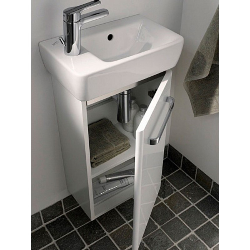 Раковина Geberit Renova Nr. 1 276240000, 40 см, керамика, чаша справа, белая