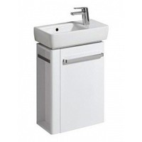 Раковина Geberit Renova Compact 276250000/276350000, 50 х 25 см, левая/правая, белая
