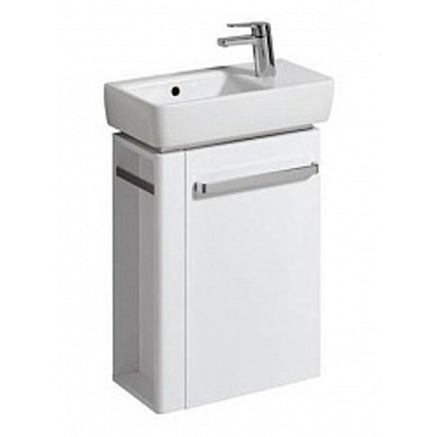 Раковина Geberit Renova Compact 276250000/276350000, 50 х 25 см, левая/правая, белая