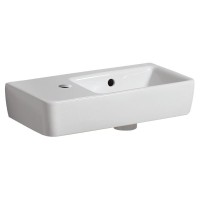 Раковина Geberit Renova Compact 276250000/276350000, 50 х 25 см, левая/правая, белая