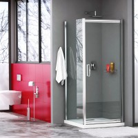 Душевой уголок WasserKRAFT Salm 27I02, 80 х 80 см, стекло прозрачное, профиль хром