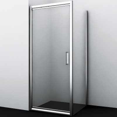 Душевой уголок WasserKRAFT Salm 27I22, 90 х 100 см, стекло прозрачное, профиль хром