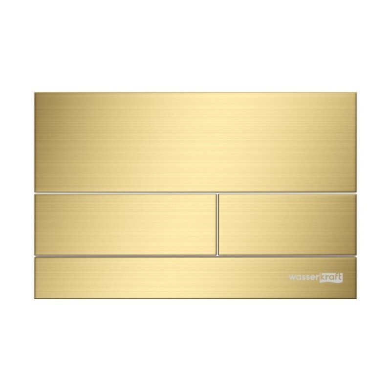 Инсталляция для унитаза WasserKraft Salm 27TLT.010.ME.BL.MG04, декоративная стеклянная панель черная, механическая кнопка смыва золото матовое