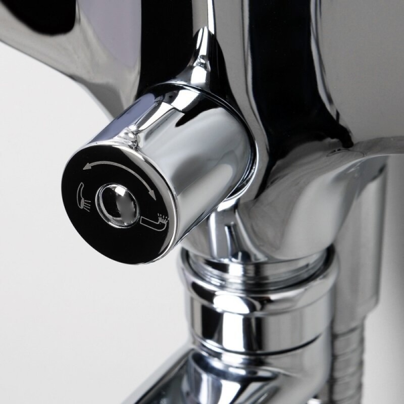 Смеситель WasserKRAFT 2802L, для ванны и душа, с душевым гарнитуром, хром