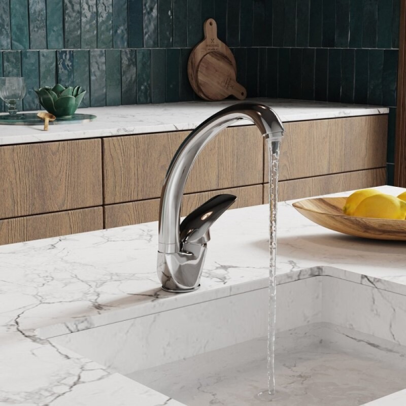 Смеситель WasserKRAFT Rossel 2807, для кухонной мойки, хром