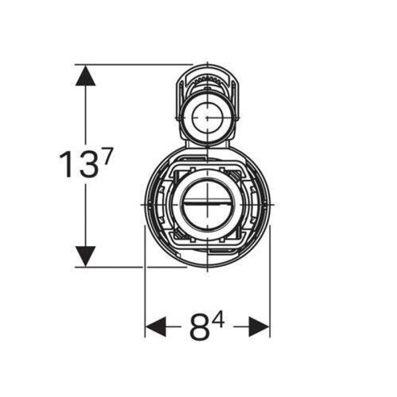 Сливной механизм Geberit Impuls Type 290 282.303.21.2