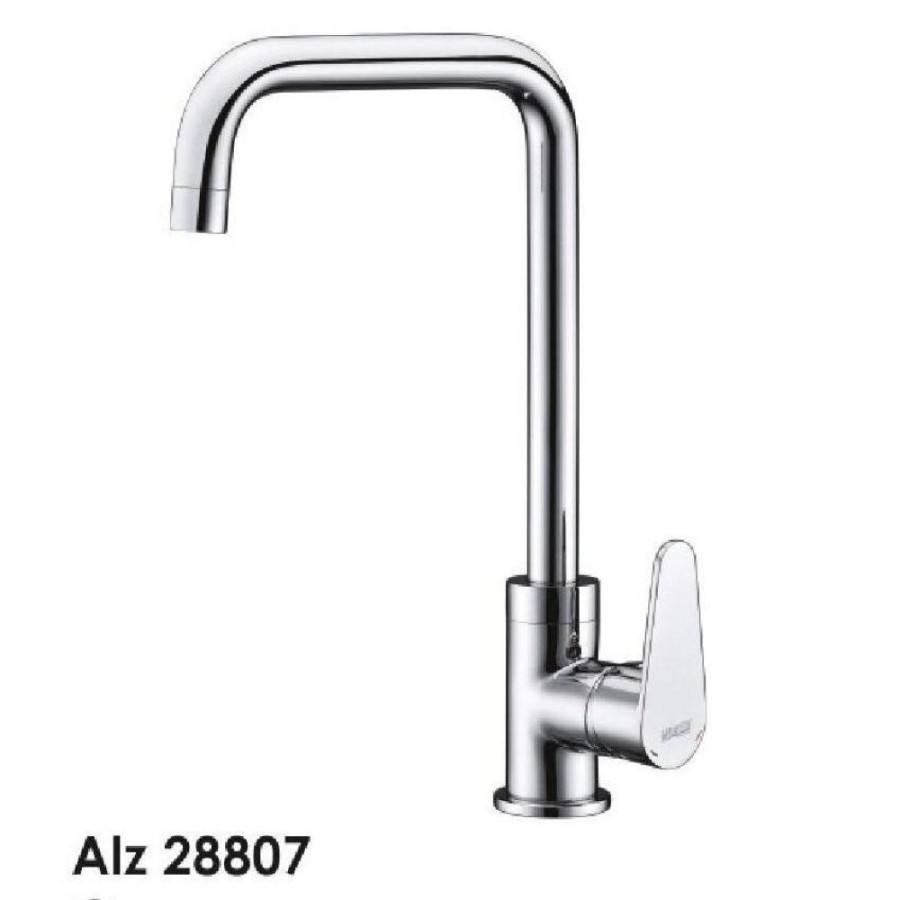 Смеситель WasserKRAFT Аlz 28807 для кухонной мойки, хром