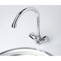 Смеситель WasserKRAFT AMPER 2907 для кухни с поворотным изливом, хром