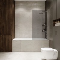 Шторка для ванны Terminus Ното 2CW150х70CT , 70 см, распашная, стекло тонированное, профиль хром