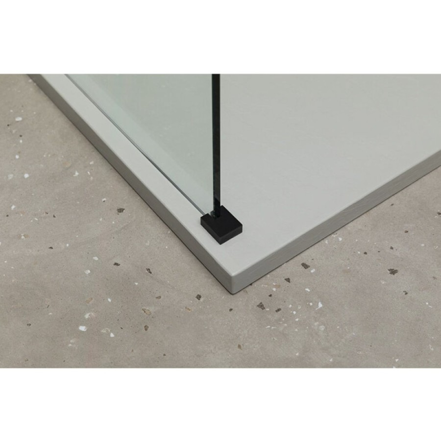 Душевая стенка Allen Brau Infinity 1, Walk In, 3.21015.BBA, 100 см, стекло прозрачное, профиль черный браш