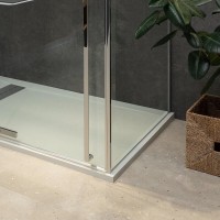Душевая дверь Allen Brau Priority 90, 90 х 200 см, стекло прозрачное, профиль хром, 3.31001.00