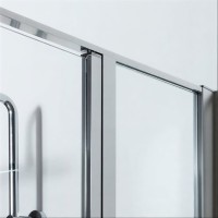 Душевая дверь Allen Brau Priority 100, 100 х 200 см, стекло прозрачное, профиль хром, 3.31004.00