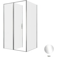 Душевой уголок Allen Brau Priority, 3.31007.00 + 3.31013.00, 120 х 80 см, стекло прозрачное, профиль хром