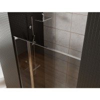Душевая дверь Allen Brau Priority, 3.31007.00G, 120 см, стекло тонированное, профиль хром
