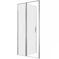 Душевая дверь Allen Brau Priority, 3.31025.00, 90 см, стекло прозрачное, профиль хром