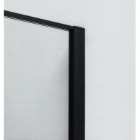 Душевая дверь Allen Brau Priority, 3.31036.BBA, 140 см, стекло прозрачное, профиль черный браш