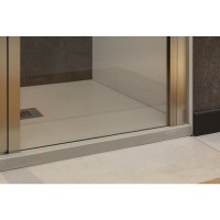 Душевая дверь Allen Brau Priority, 3.31038.BA, 160 см, стекло прозрачное, профиль серебро брашированное