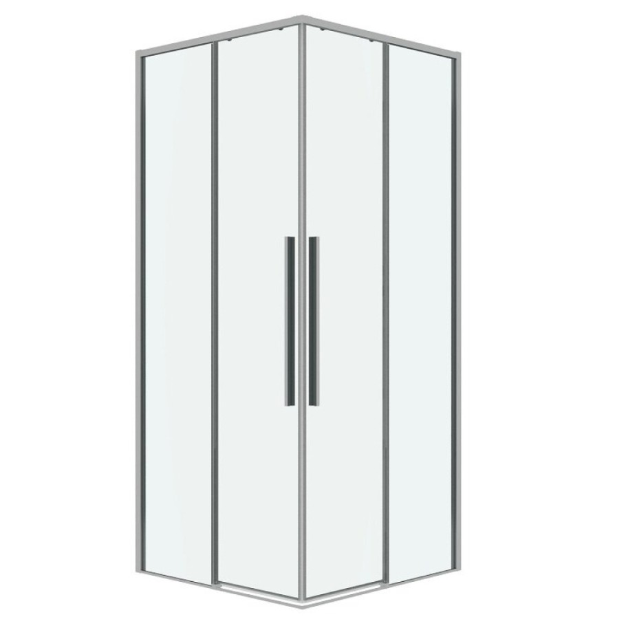 Душевой уголок Grossman Galaxy 300.K33.01.1110.10.00, 110 х 100 см, стекло прозрачное, профиль хром