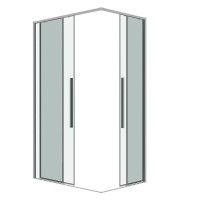 Душевой уголок Grossman Galaxy 300.K33.01.9070.10.00, 90 х 70 см, стекло прозрачное, профиль хром