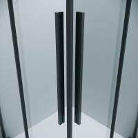 Душевой уголок Grossman Galaxy 300.K33.01.9070.42.00, 90 х 70 см, стекло прозрачное, профиль графит сатин