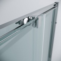 Душевой уголок Grossman Cosmo 300.K33.02.1010.10.00, 100 х 100 см, стекло прозрачное, профиль хром
