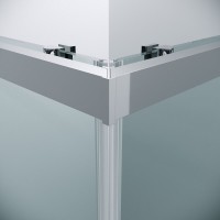 Душевой уголок Grossman Cosmo 300.K33.02.8080.10.00, 80 х 80 см, стекло прозрачное, профиль хром