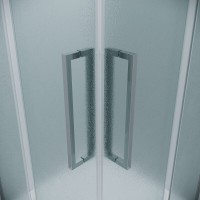 Душевой уголок Grossman Cosmo 300.K33.02.8080.10.02, 80 х 80 см, стекло шиншилла, профиль хром