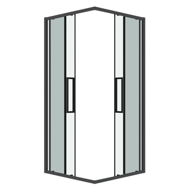 Душевой уголок Grossman Cosmo 300.K33.02.8080.42.00, 80 х 80 см, стекло прозрачное, профиль графит сатин