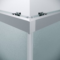Душевой уголок Grossman Cosmo 300.K33.02.9090.10.02, 90 х 90 см, стекло шиншилла, профиль хром